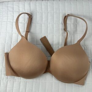 Skims Ultimate Bra Teardrop Push Up Bra in Clay Size 34D NWT